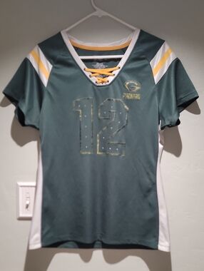 Green Bay Packers Aaron Rodgers Lace-Up Football Jersey